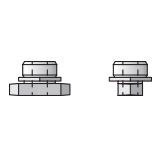 Inch Tube and Hose Clamps - Mounting Rail Nut